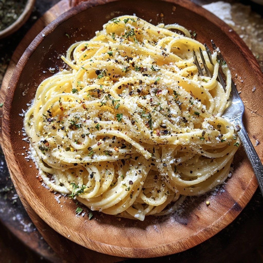 Easy Creamy Garlic Pasta