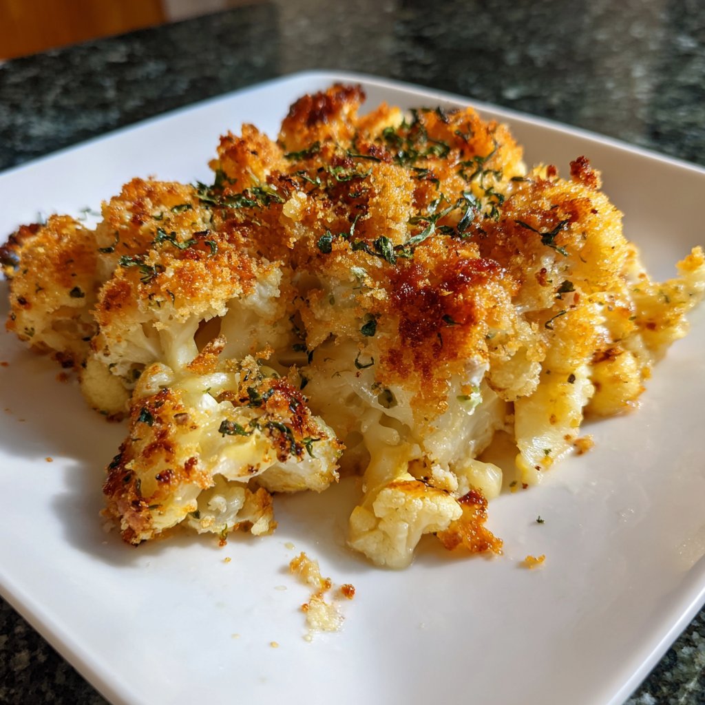 Sunday Roasted Cauliflower Gratin