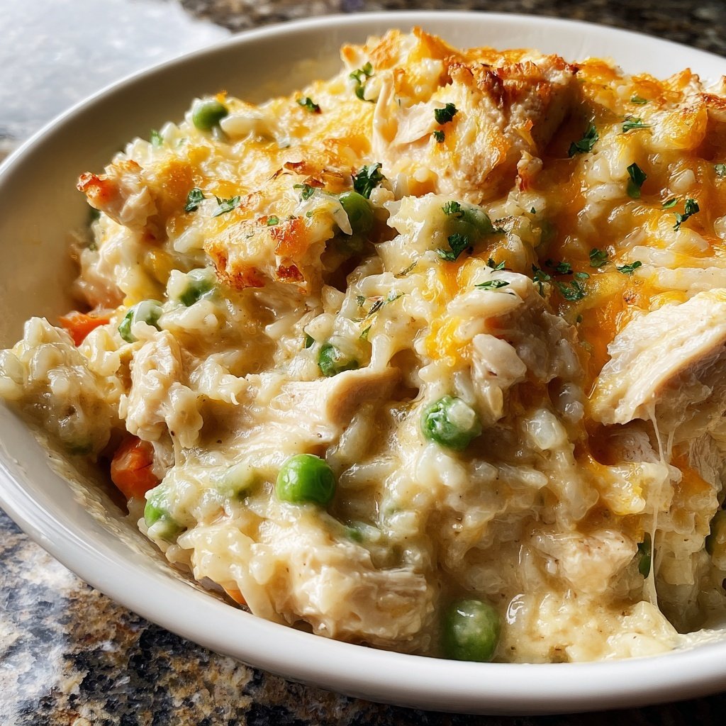 Creamy Chicken And Rice Casserole
