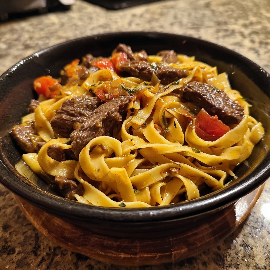 Comfort Food Beef And Noodles