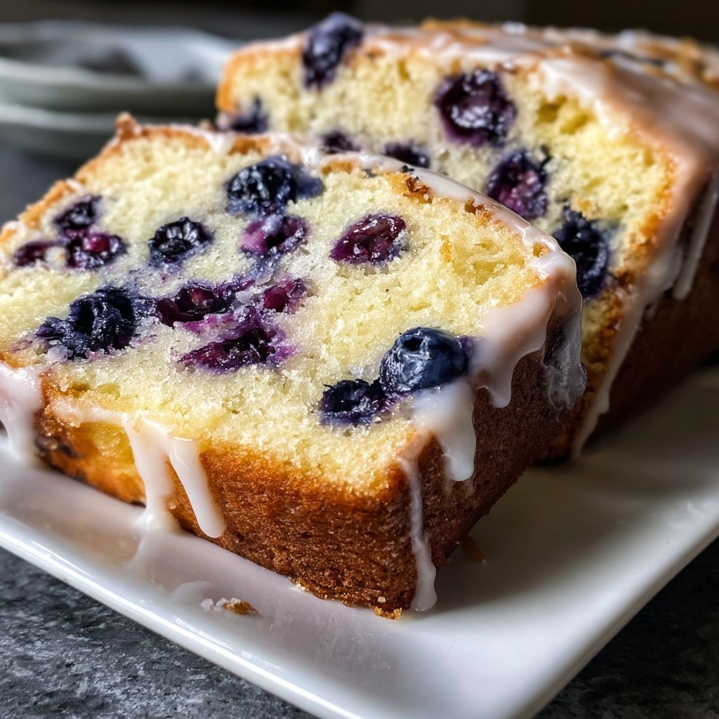 Baking & Desserts Lemon Blueberry Loaf Cake