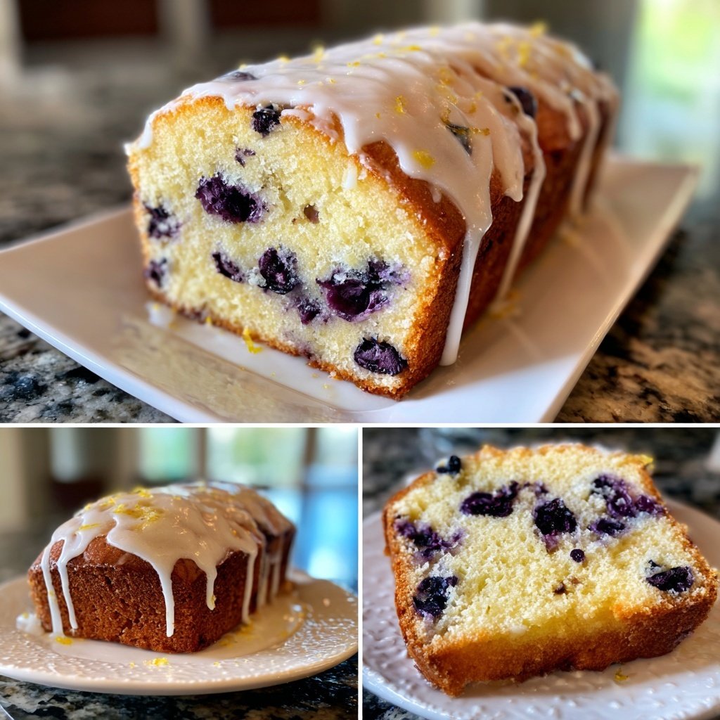 Lemon Blueberry Pound Cake