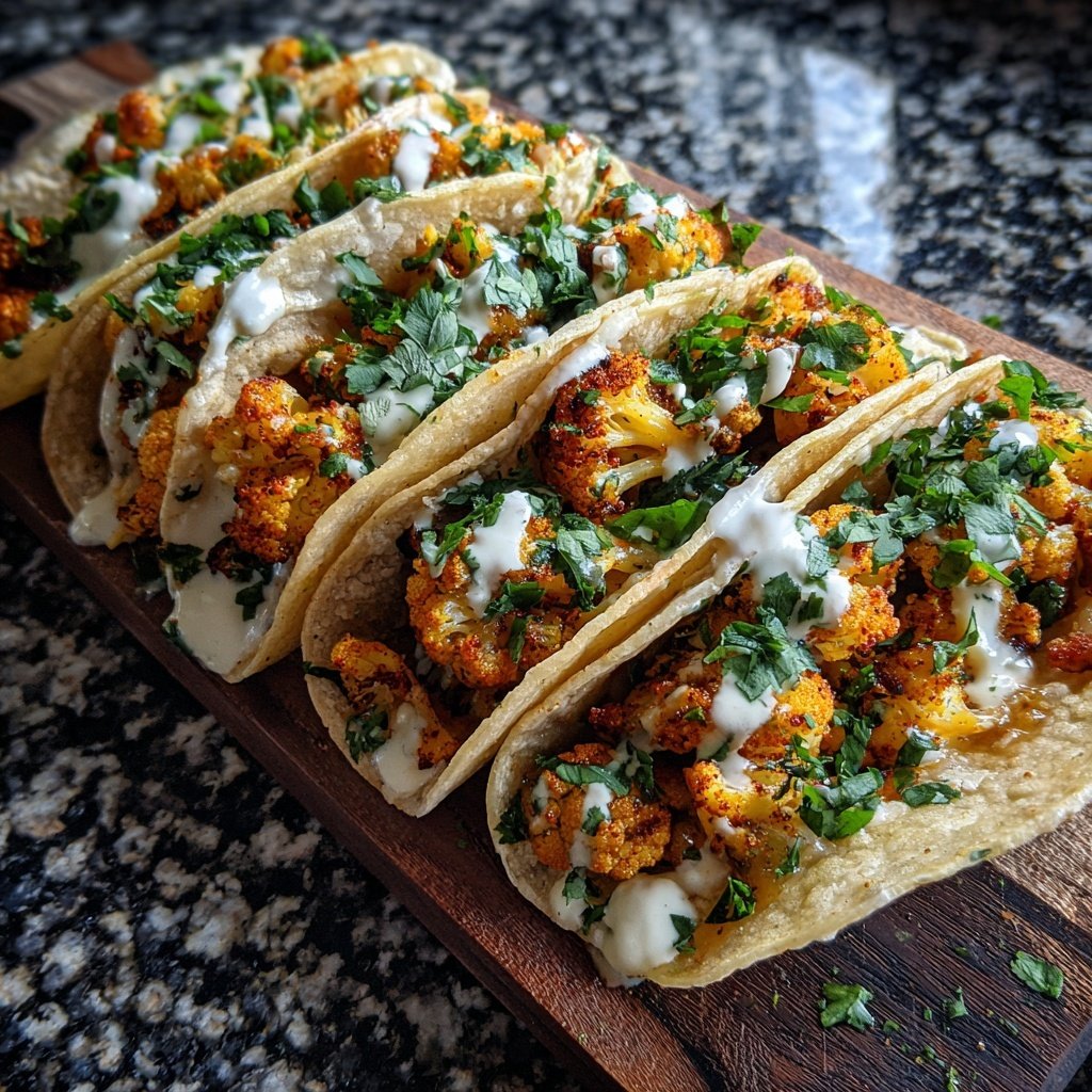 Roasted Cauliflower Tacos
