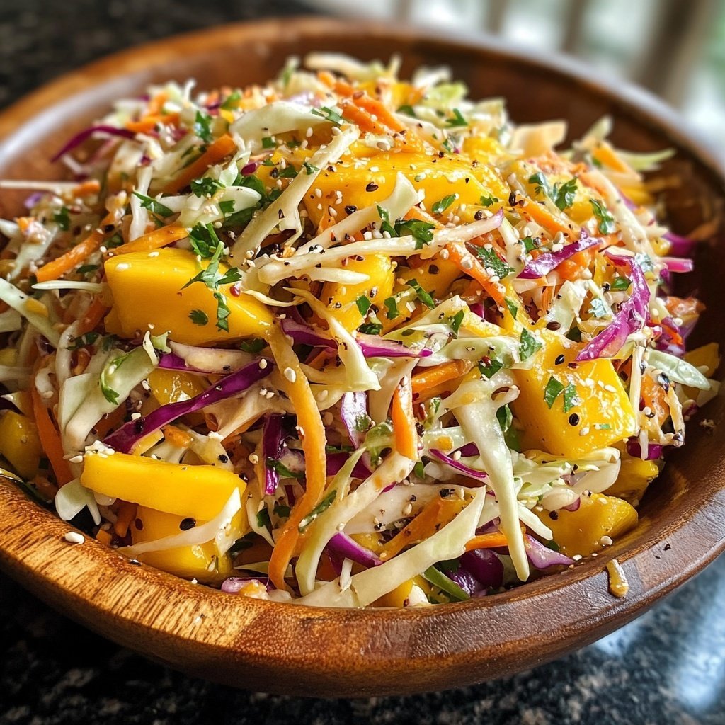 Jamaican Mango Slaw