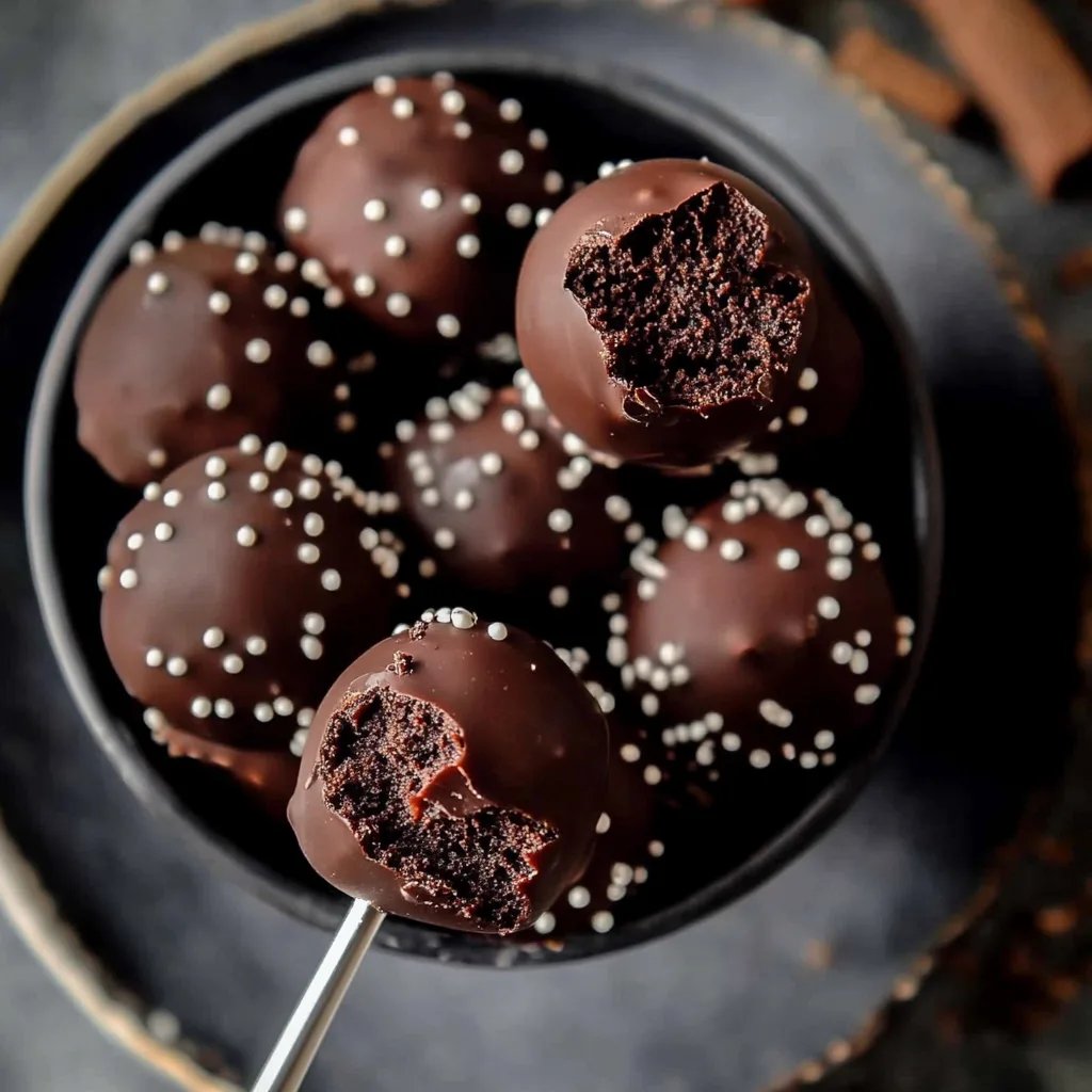 Starbucks Copycat Chocolate Cake Pops