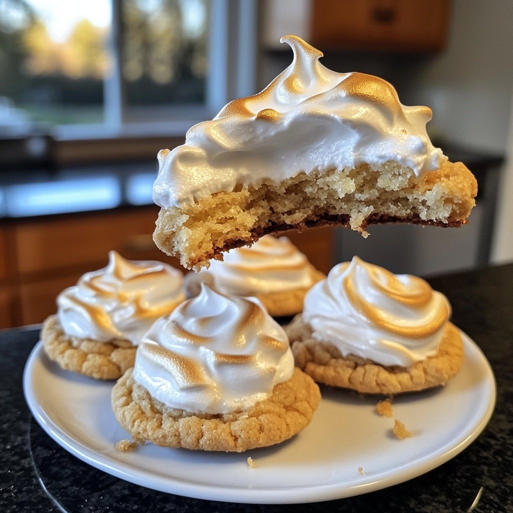 Lemon Meringue Pie Cookies Recipe - Fruity Desserts