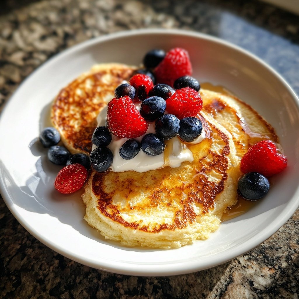 Protein Pancakes With Greek Yogurt