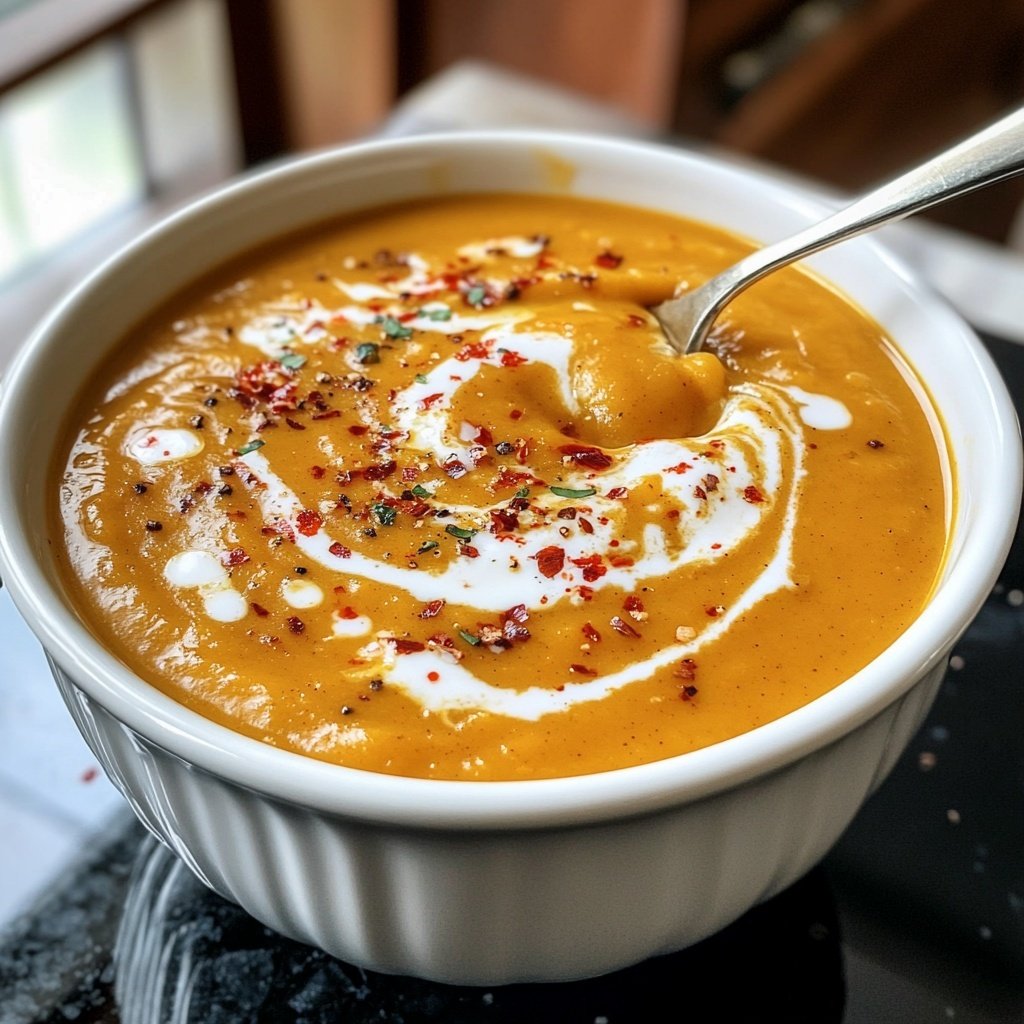 Spicy Pumpkin Squash Soup