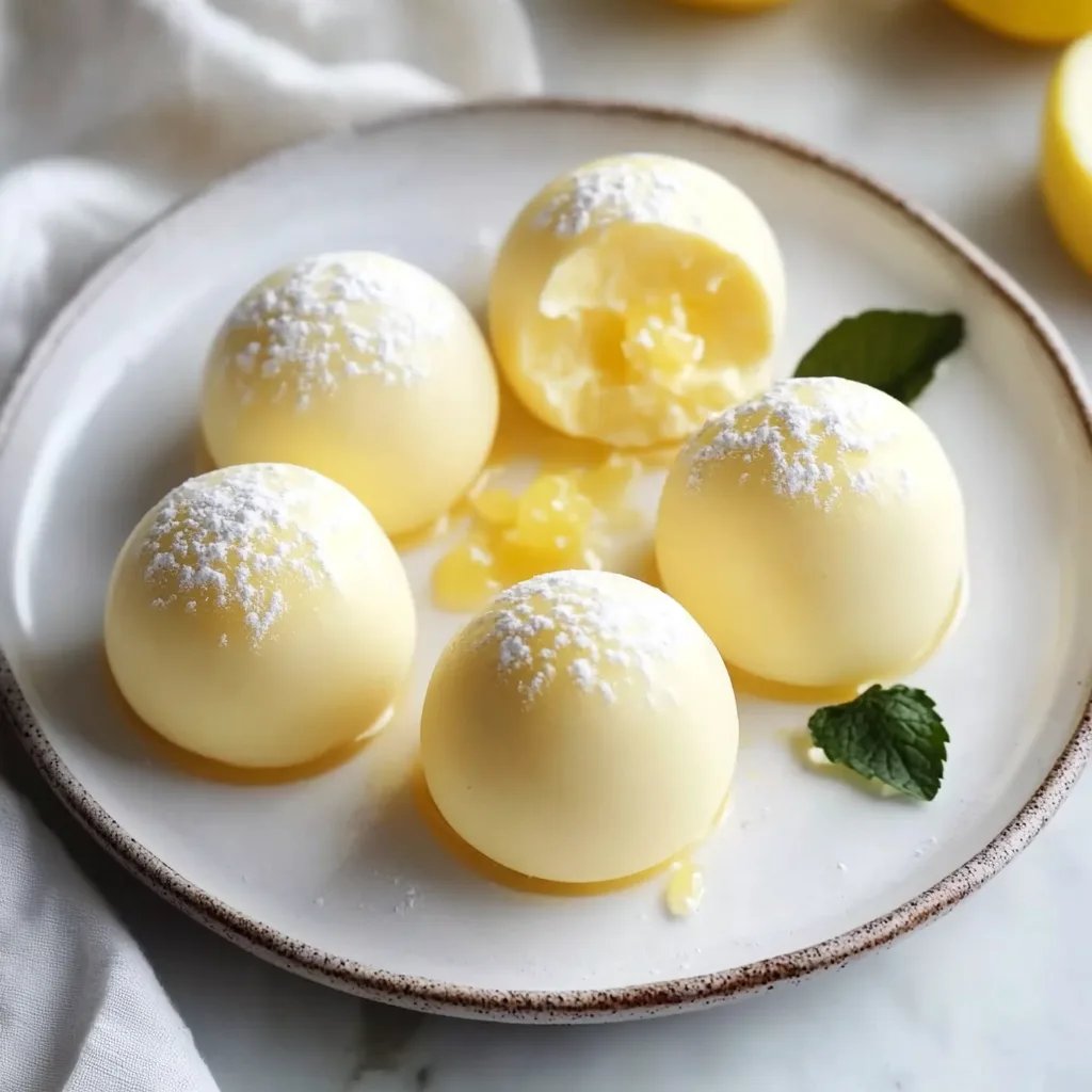 Creamy Lemon Truffles