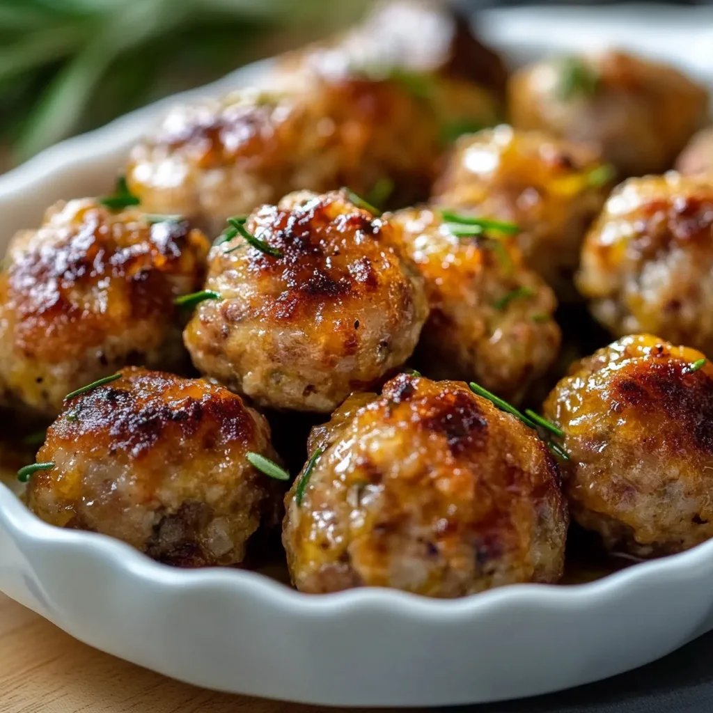 Stuffing Sausage Balls