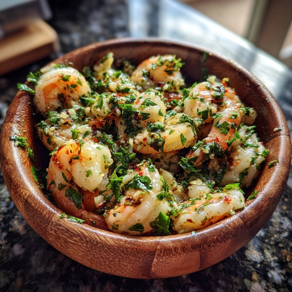 Mediterranean Garlic Shrimp Bowl