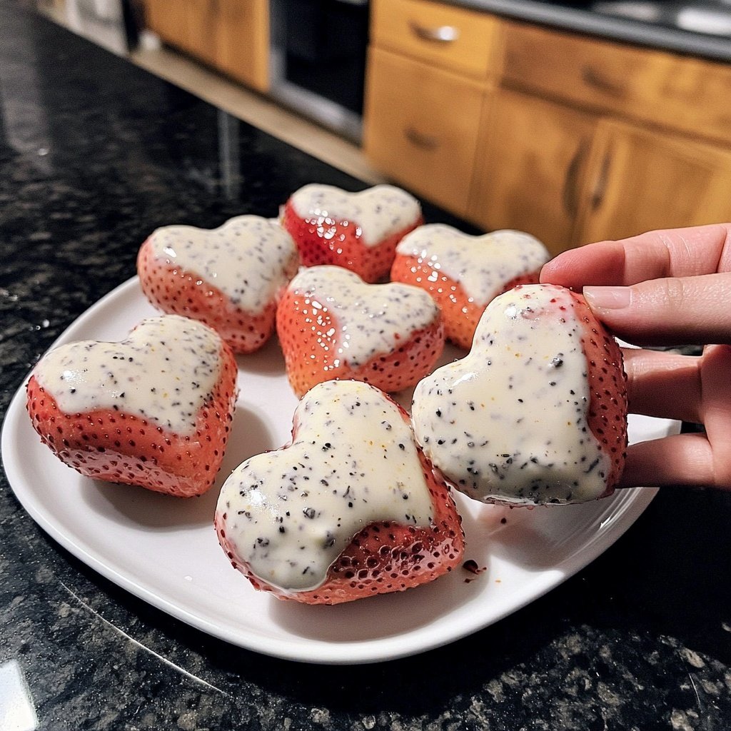 Valentines Snacks Strawberry Yogurt Bites