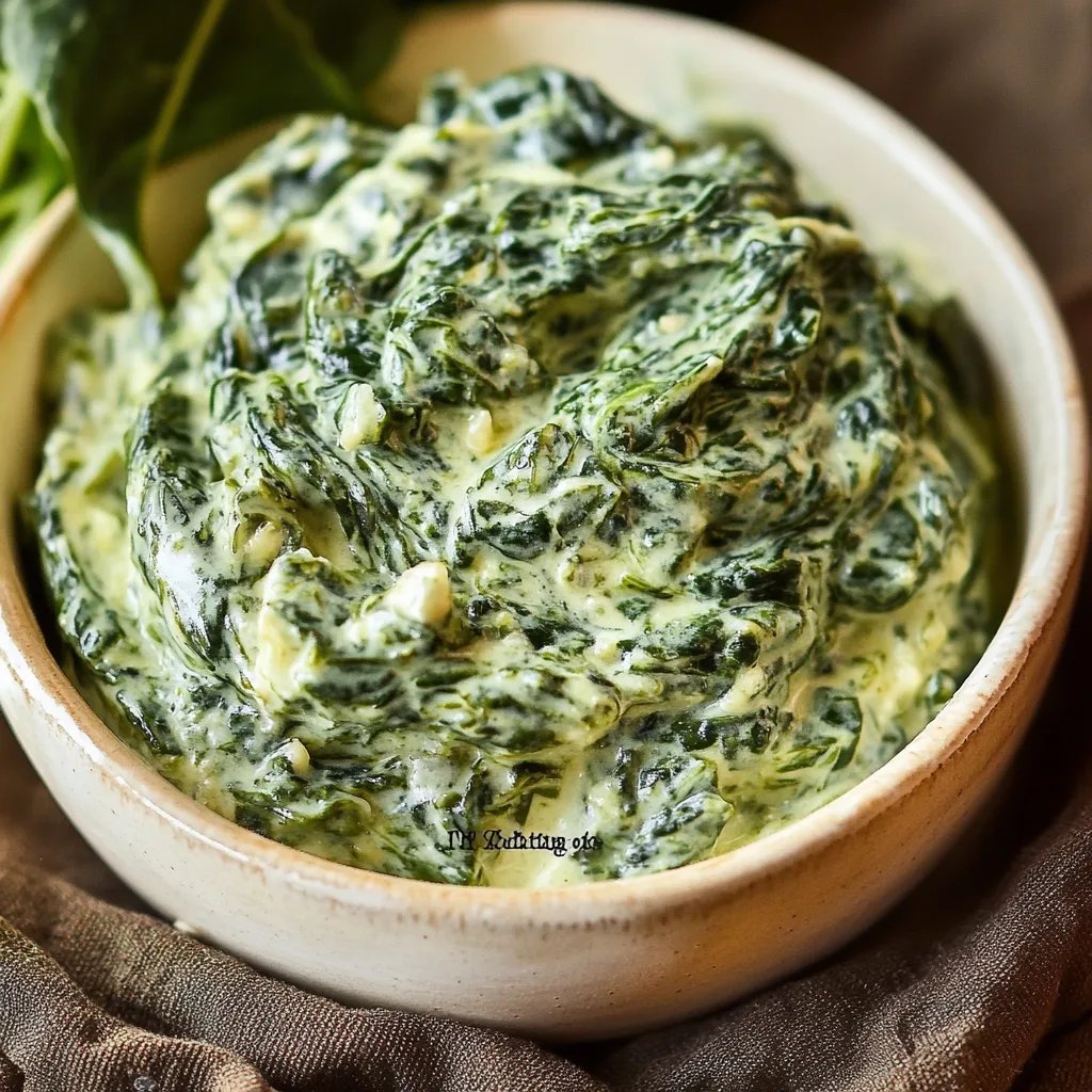 Easy Creamed Spinach