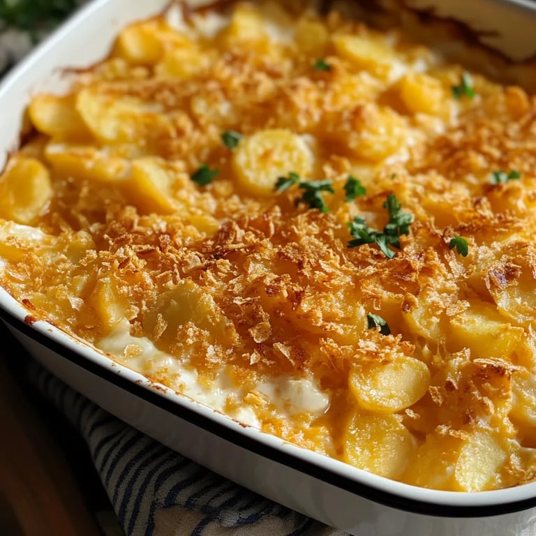 Funeral Potatoes - Easy Potato Casserole Side Dish