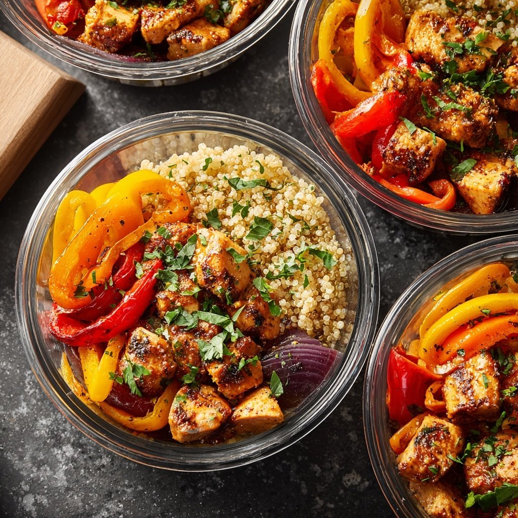 High Protein Chicken Meal Prep Bowls