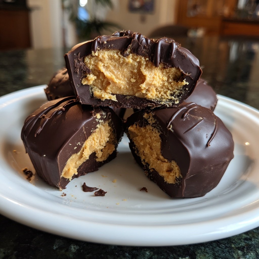 Homemade Reese’s Cups Dark Chocolate