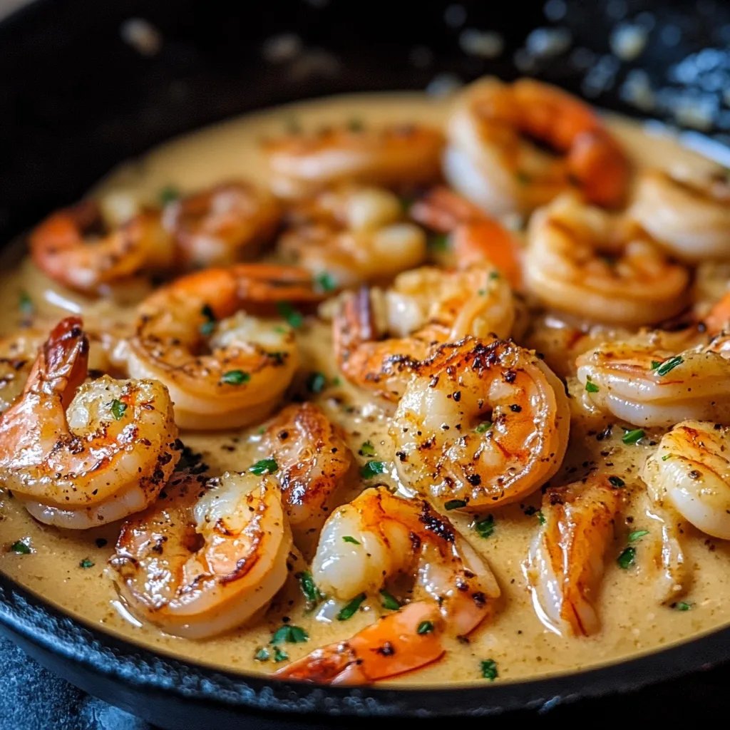 Easy Creamy Garlic Shrimp (15 Minutes)