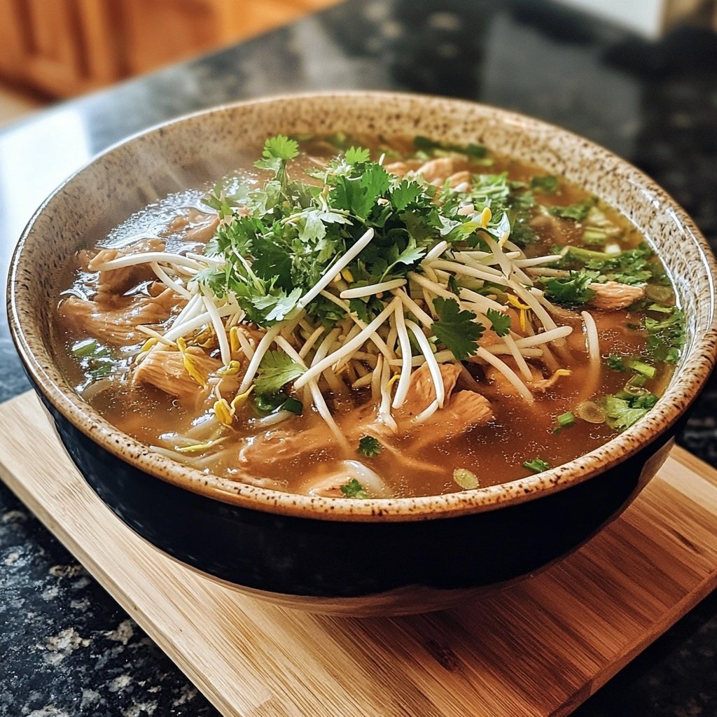 Crockpot Pho Ga (chicken pho)