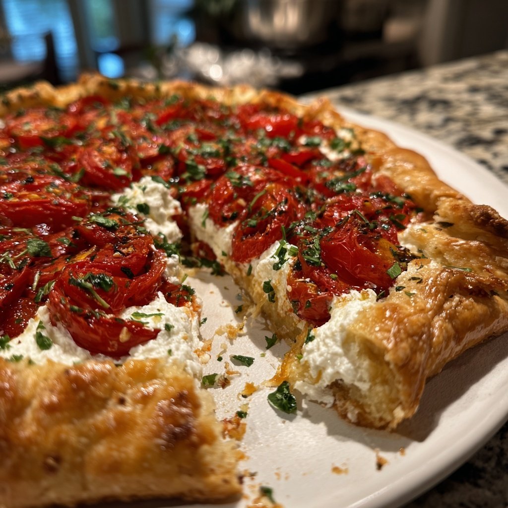 Tomato Galette with Whipped Ricotta