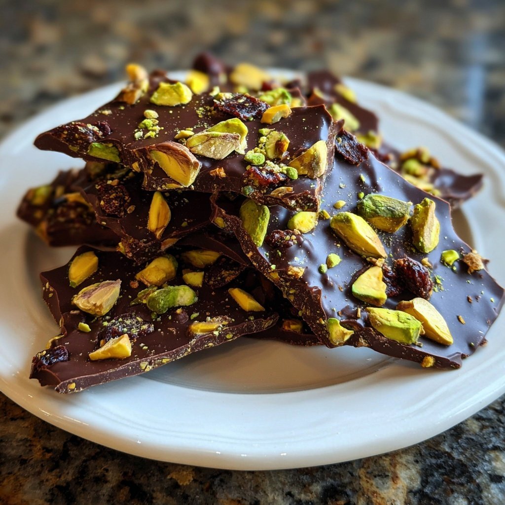 Chocolate Pistachio Bark