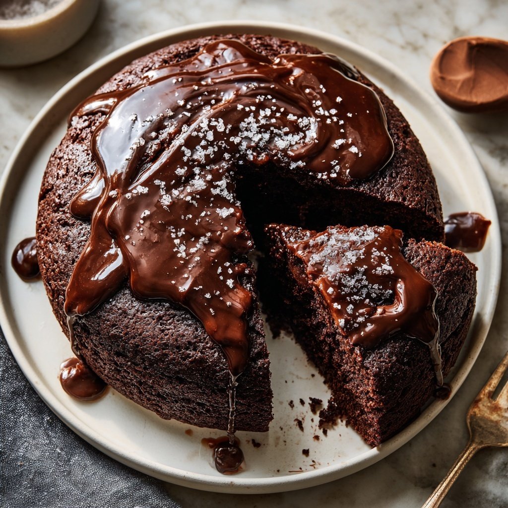 Chocolate Olive Oil Snack Cake