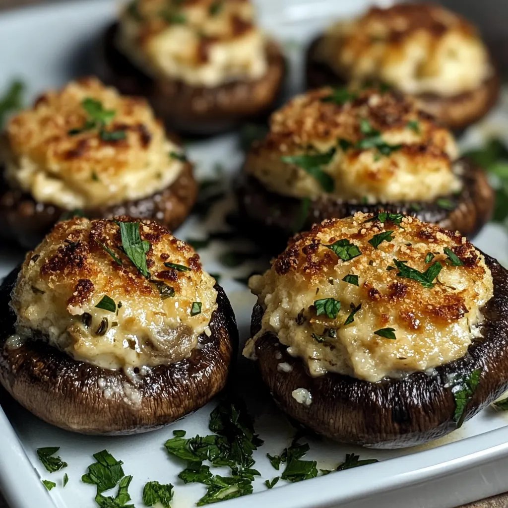 Baked Ricotta-Stuffed Mushrooms: A Delicious Treat!