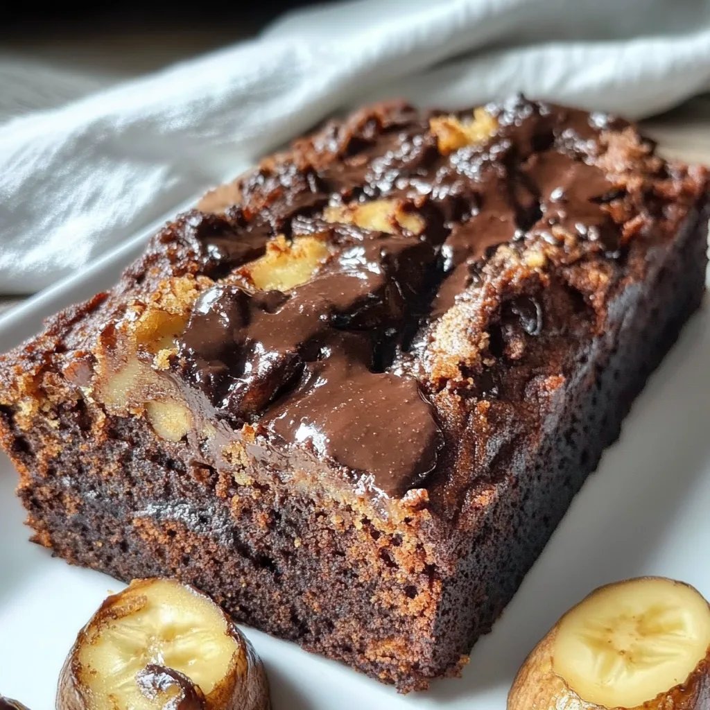 Rich Chocolate Banana Bread