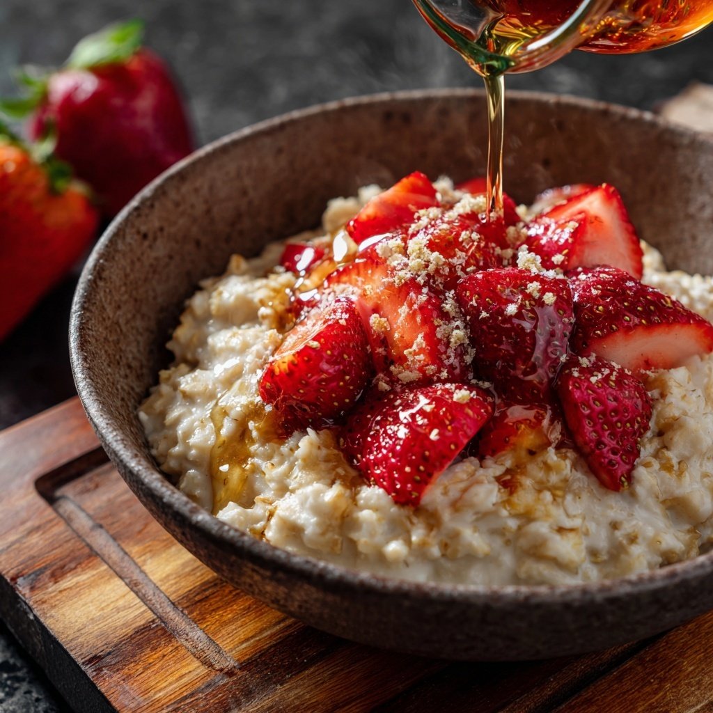 Fresh Strawberry Oatmeal